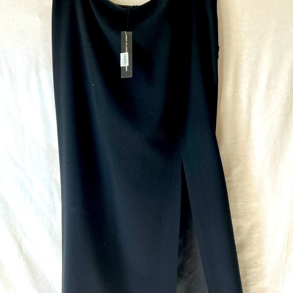 Maxi Linda Allard by Ellen Tracy black maxi dress